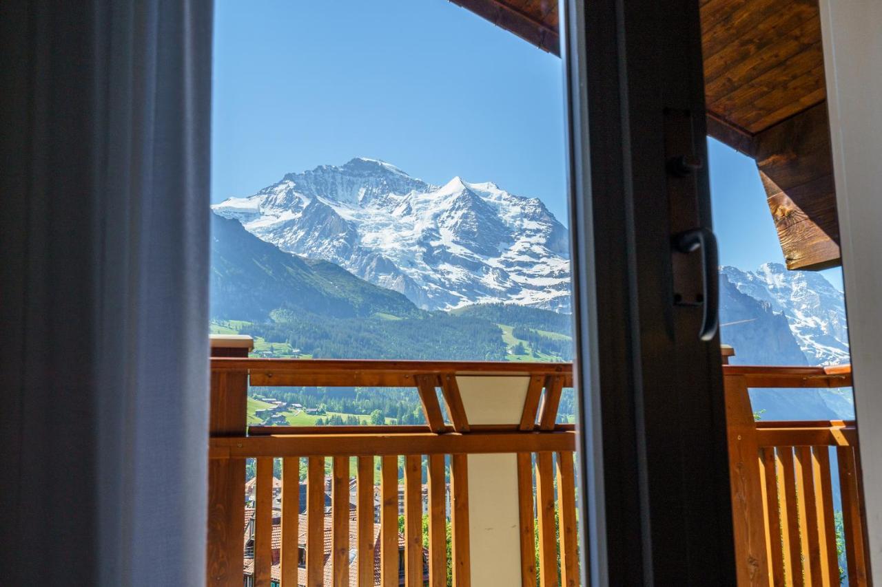 Hotel Alpenruhe - Vintage Design Hotel Wengen Exterior foto